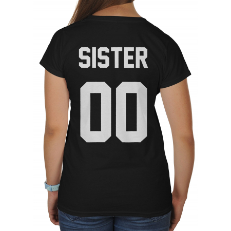 Koszulka dla przyjaciółki, przyjaciółek - SISTER NUMER